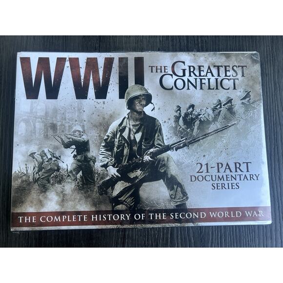 WWII THE GREATEST CONFLICT- 21 Part Documentary Series DVDs Set/ NEW SEALED - Picture 1 of 3